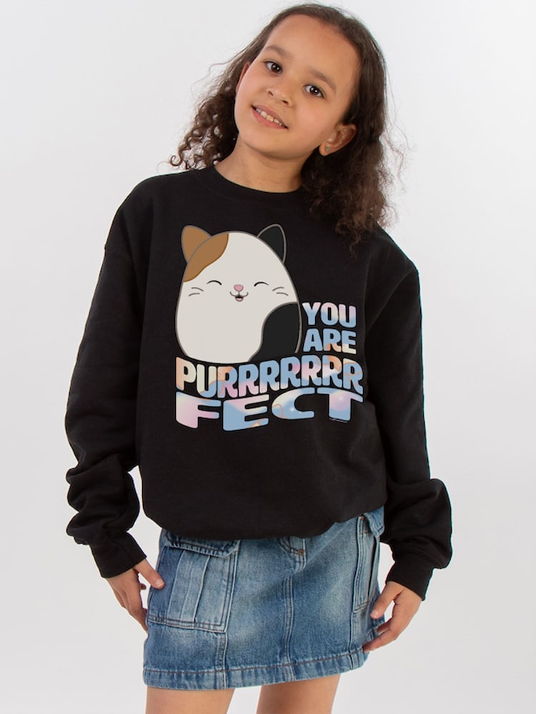 Brands In Black Squishmallows Cam Purrfect Sweatshirt - Image 1 of 3