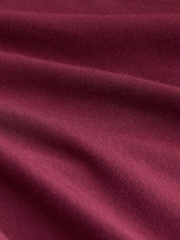 Dunkellila - Tailliertes Sommer-Midikleid aus Jersey - Bild 8 von 8