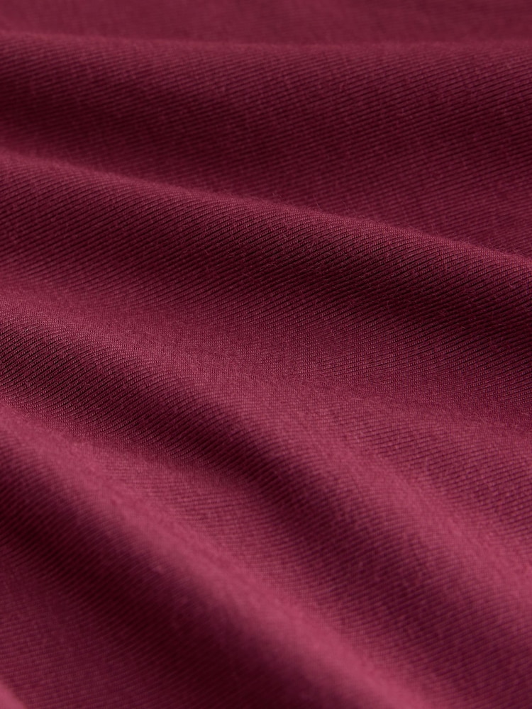 Dunkellila - Tailliertes Sommer-Midikleid aus Jersey - Bild 8 von 8