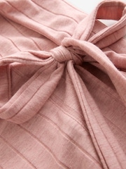B by Ted Baker Pink Marl Viscose Blend Lounge Cardigan - Image 9 of 11