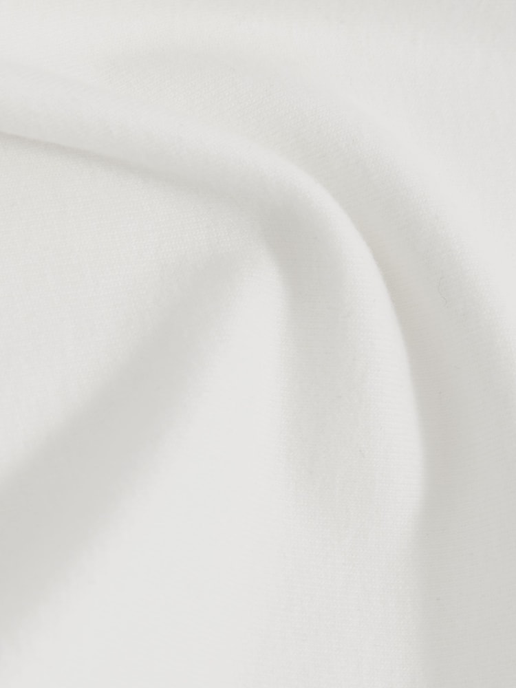 Reiss White Leia Stretch Cotton V-Neck T-Shirt - Image 6 of 6 Reiss White Leia Stretch Cotton V-Neck T-Shirt - Image 6 of 6