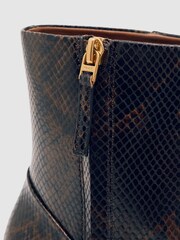 Reiss Snake Carina Knee High Leather Boots - Image 6 of 6
