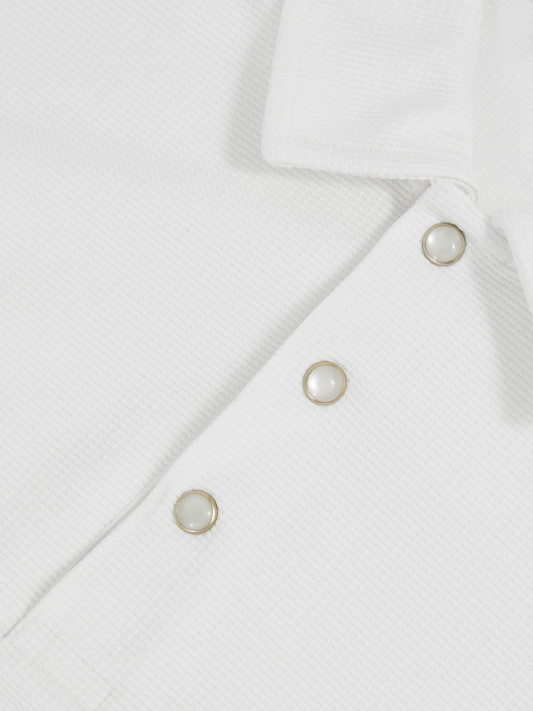 Reiss White Tivolli Polo Shirt - Image 6 of 6 Reiss White Tivolli Polo Shirt - Image 6 of 6