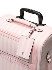 Victoria's Secret Heritage Stripe Pink Passport Holder and Luggage Tag Set - Image 4 of 4