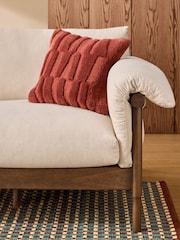 MADE.COM Natural Stone Woven Slub Plain Solen Sofa - Image 2 of 4