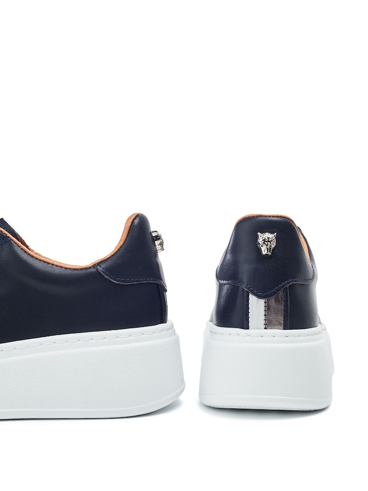 Moda in Pelle Cherri Lace-Up Comfort Trainers With Small Wedge - Image 4 of 4