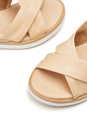 Moda in Pelle Grey Meade Sporty Hybrid Cross Strap Sandals - Image 4 of 4