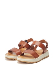 Moda in Pelle Inked Sporty Softee Brown Sandals - Image 2 of 4