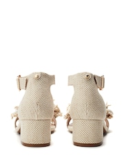 Moda in Pelle Natural Kenna Two Part Comfort Sandals With Bow - Imagen 4 de 5
