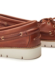 Moda in Pelle Everlyna Sporty Sole Boat Brown Shoes - Slika 4 iz 4