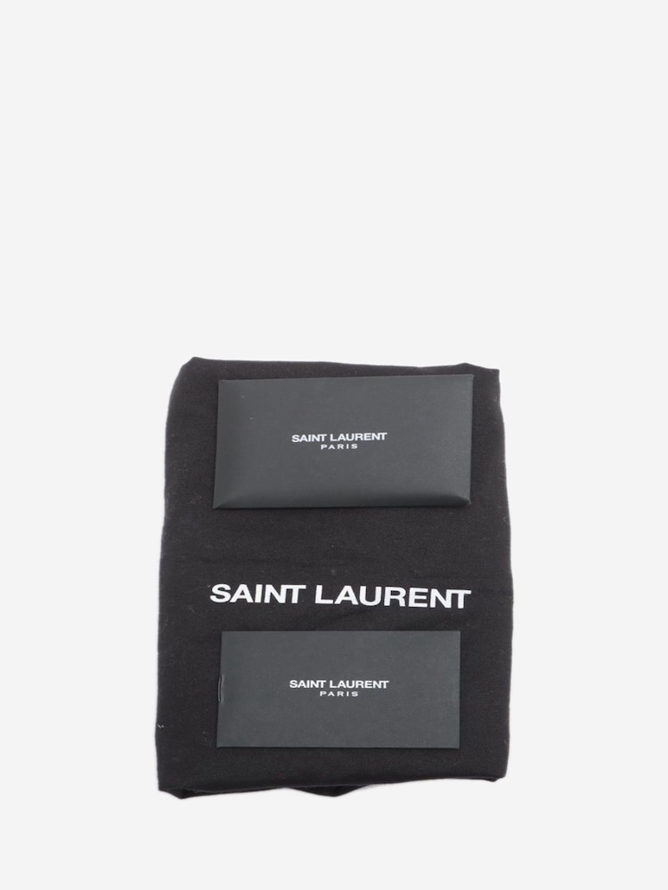 Saint Laurent Blue Toy Shopping Leather Tote Bag - Image 10 of 10