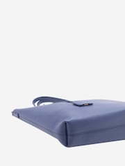 Saint Laurent Blue Toy Shopping Leather Tote Bag - Image 4 of 10