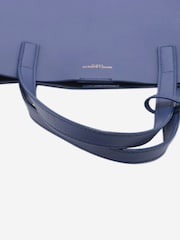 Saint Laurent Blue Toy Shopping Leather Tote Bag - Image 5 of 10