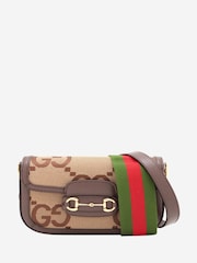 Gucci Brown Horsebit 1955 Shoulder Bag - Image 1 of 8