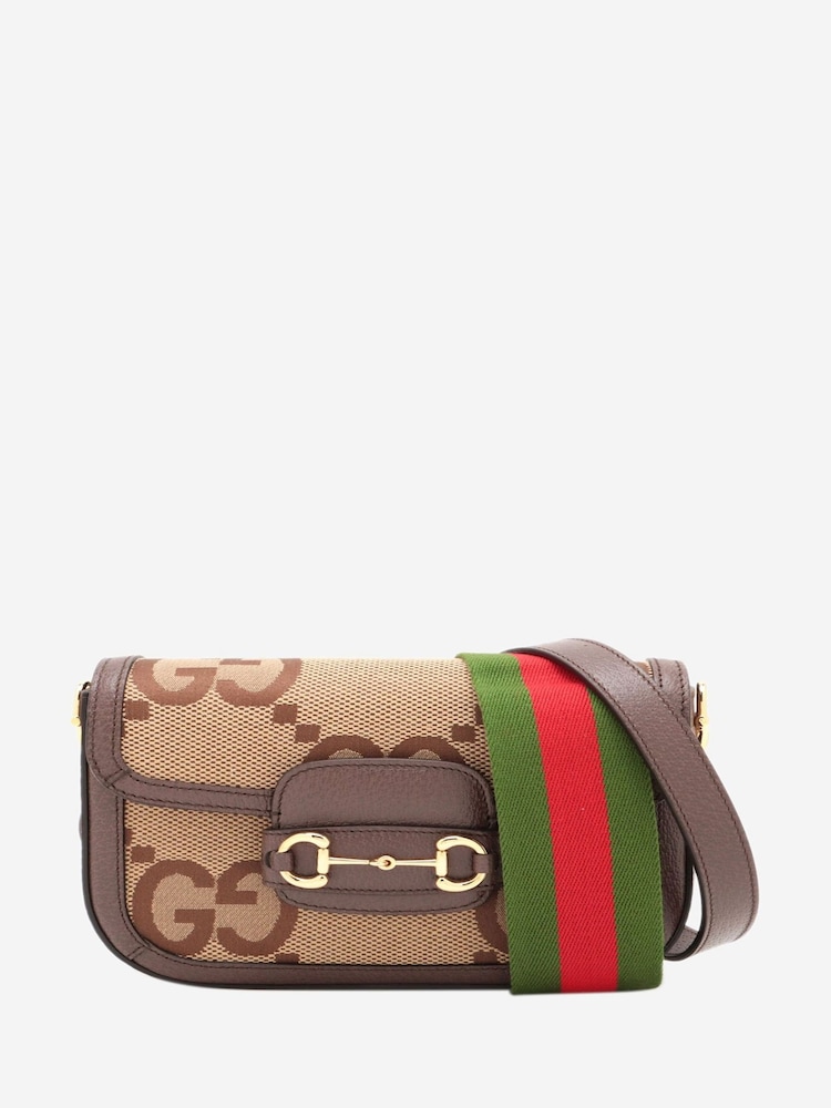 Gucci Brown Horsebit 1955 Shoulder Bag - Image 1 of 8