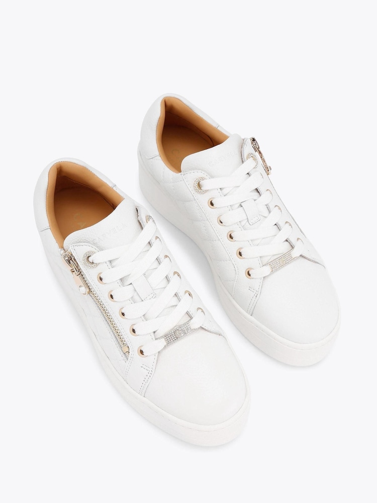 Carvela Connected Zip Trainers - Image 2 of 4