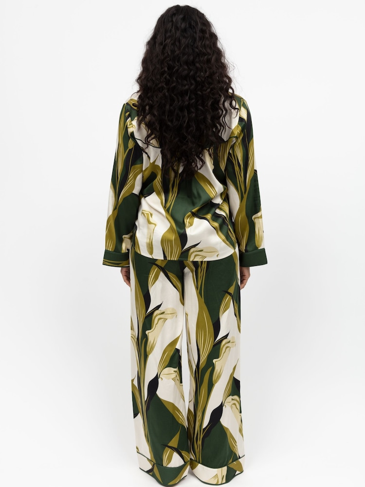 Fable and Eve Wide Leg Long Sleeve Pyjamas Set - Imagen 2 de 3