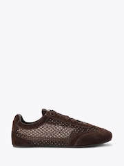 KG Kurt Geiger Brown Listen Trainers - Image 1 of 4
