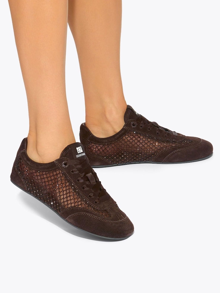 KG Kurt Geiger Brown Listen Trainers - Image 1 of 4 KG Kurt Geiger Brown Listen Trainers - Image 1 of 4