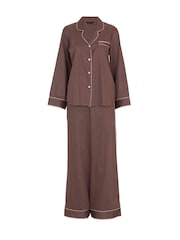Fable and Eve Wide Leg Long Sleeve Pyjamas Set - صورة 4 من 4