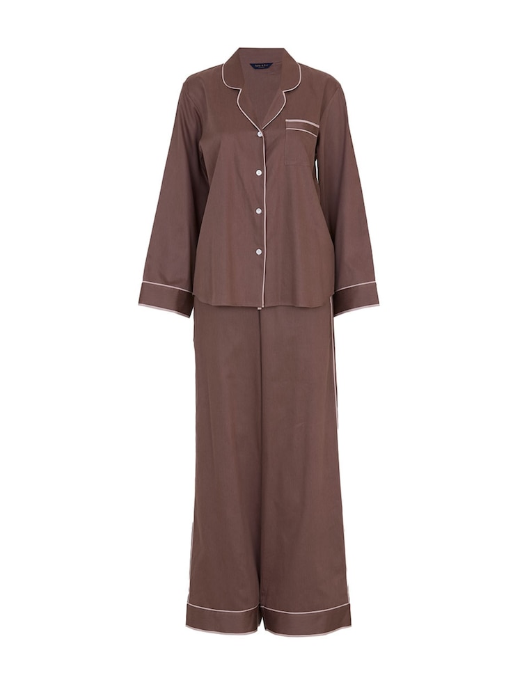 Fable and Eve Wide Leg Long Sleeve Pyjamas Set - صورة 4 من 4