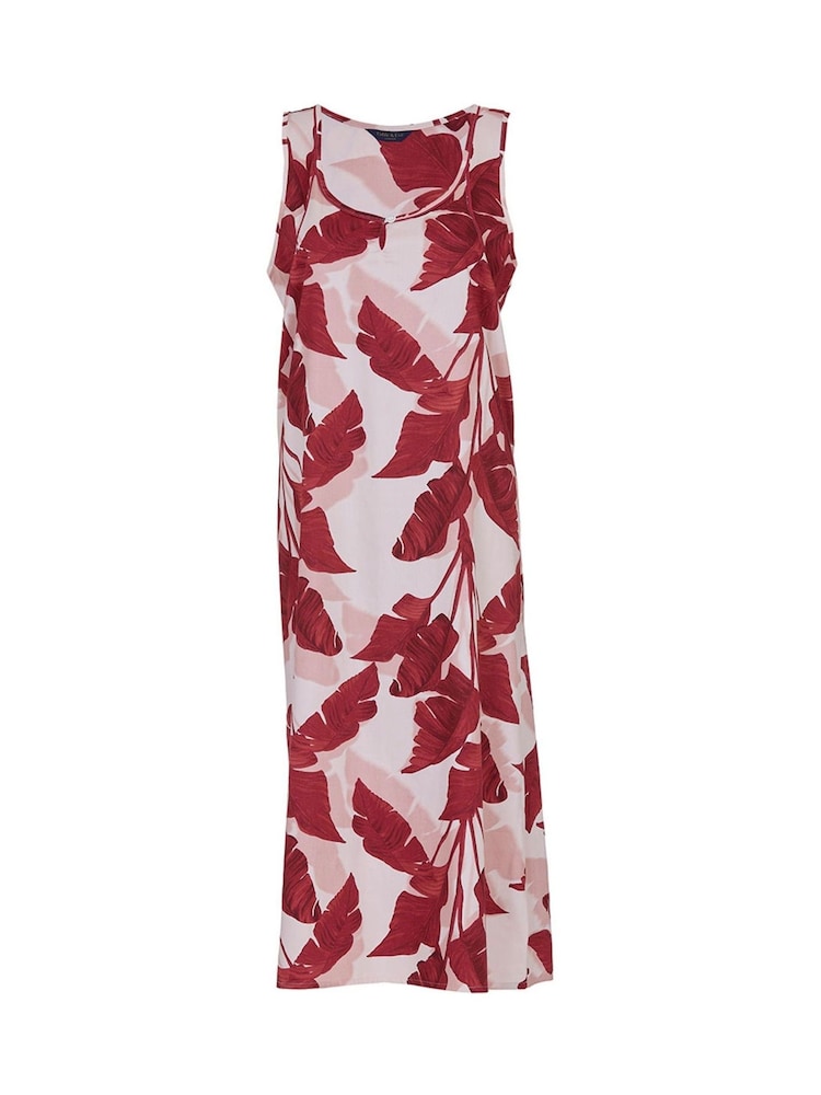 Fable and Eve Red Long Nightdress - Image 4 of 4 Fable and Eve Red Long Nightdress - Image 4 of 4