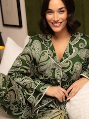 Fable and Eve Green Long Sleeve Pyjamas Set - Image 3 of 4