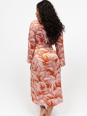 Fable and Eve Orange Long Sleeve Dressing Gown - Image 2 of 4