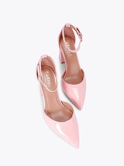 Carvela Pink Refined Court Shoes - Image 3 of 4