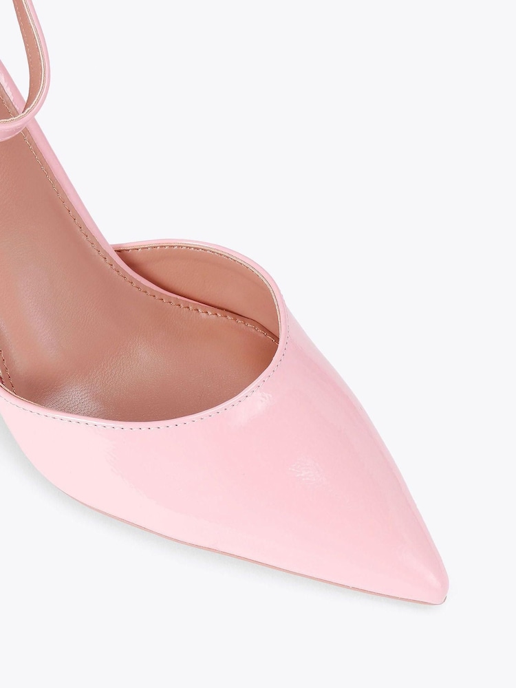 Carvela Pink Refined Court Shoes - Image 4 of 4