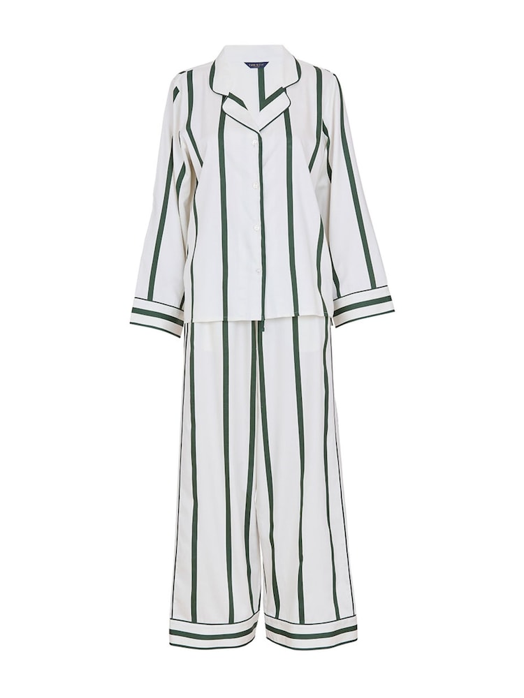 Fable and Eve Natural Wide Leg Long Sleeve Pyjamas Set - Image 4 of 4