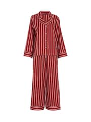 Fable and Eve Red Wide Leg Long Sleeve Pyjamas Set - Image 4 of 4