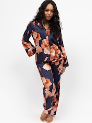 Fable and Eve Blue Long Sleeve Pyjamas Set - Image 1 of 4
