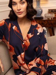 Fable and Eve Blue Long Sleeve Pyjamas Set - Image 3 of 4