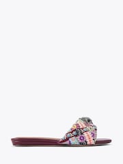 Kurt Geiger London Red Kensington Flat Sandals - Image 2 of 5