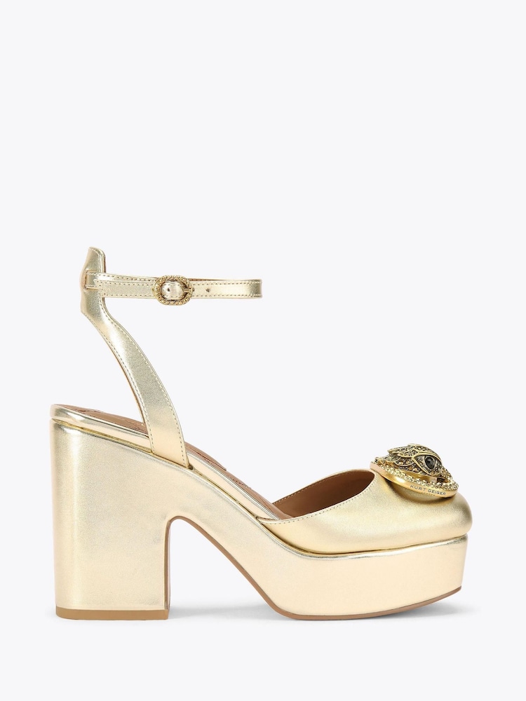 Kurt Geiger London Chelsea Closed Platform Sandals - Image 2 of 5
