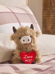 Natural Valentine's Hamish The Highland Cow Plush Toy - Image 1 of 3