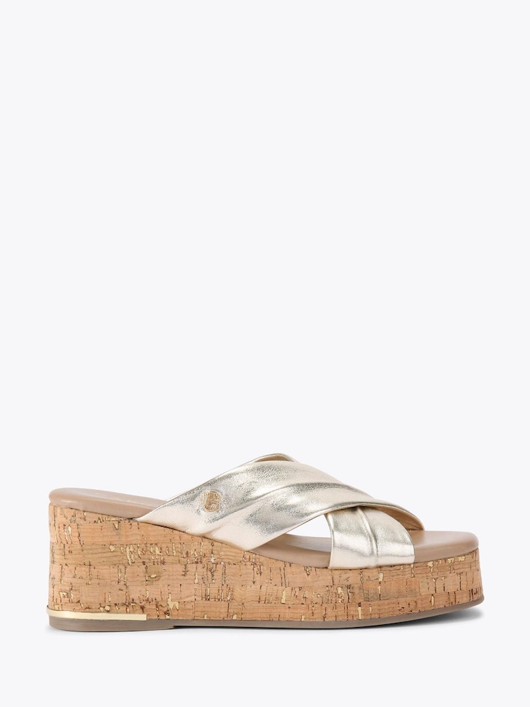 Carvela Comfort Fresco Cross Wedge Sandals - Image 1 of 4