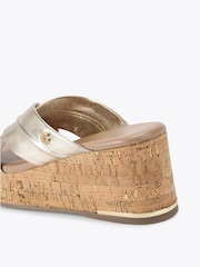 Carvela Comfort Fresco Cross Wedge Sandals - Image 3 of 4