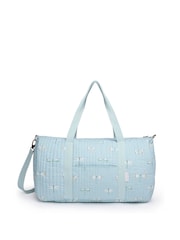Sophie Allport Teal Blue Quilted Dragonfly Weekend Bag - Image 3 of 5