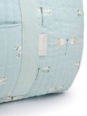 Sophie Allport Teal Blue Quilted Dragonfly Weekend Bag - Image 4 of 5