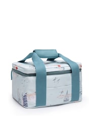 Sophie Allport Soft Blue Coastal Boats Lunch Bag - Image 4 of 6