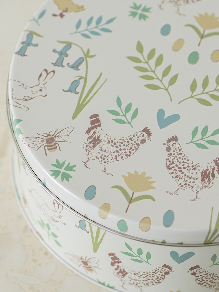 Sophie Allport Off White Spring Chicken Cake Tin Set - Image 2 of 3