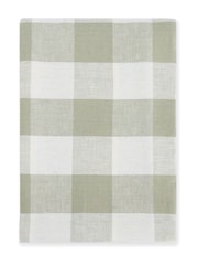 Sophie Allport Sage Green Gingham Linen Tablecloth - Image 3 of 3