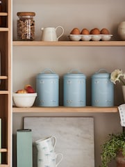 Sophie Allport Teal Blue Dragonfly Storage Tins Set of 3 - Image 1 of 2