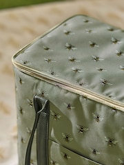 Sophie Allport Sage Green Bees Pocket Picnic Bag - Image 2 of 3