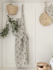 Sophie Allport Linen Olive Apron - Imagen 1 de 2