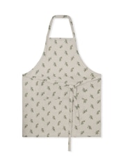 Sophie Allport Linen Olive Apron - Imagen 2 de 2