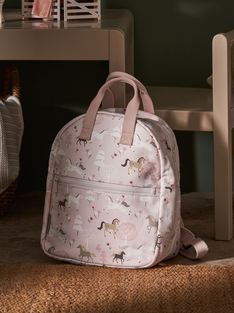 Sophie Allport Pale Pink Pony Forest Backpack - Image 1 of 6
