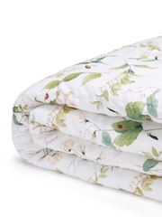 Sophie Allport Off White Wild Floral Quilted Throw - Image 4 of 6